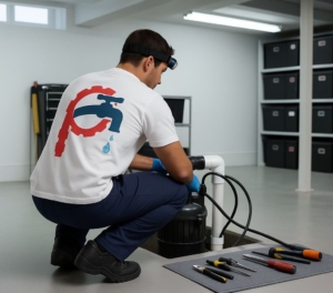 Sump Pump Plumbing Hub Repairman